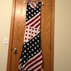 American flag maxi